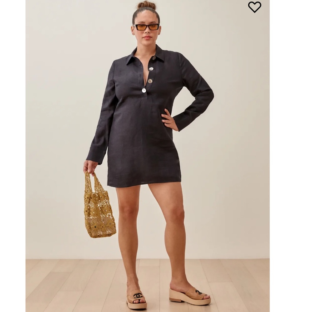 Reformation Malcom Linen Dress